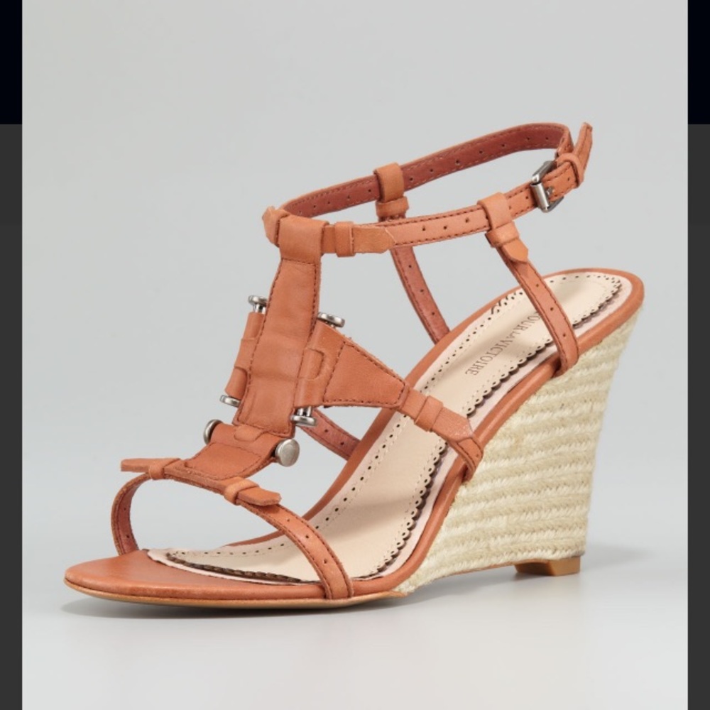 Women's Brown Betsy Espadrille Wedge Cognac 8